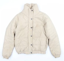 Boohoo Women's Beige Puffer