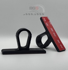 Number Plate Clips/holders for Audi Honeycomb Grills (Flexible Push&Lock Design)