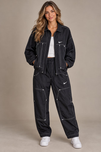 Nike black tracksuit set - tracksuit,