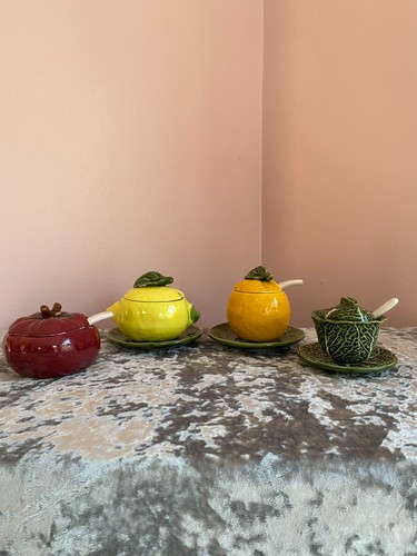 Vintage ceramic fruit - vintage,