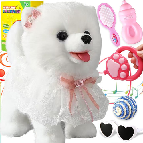 Samoyed walking dog toys - dog, for