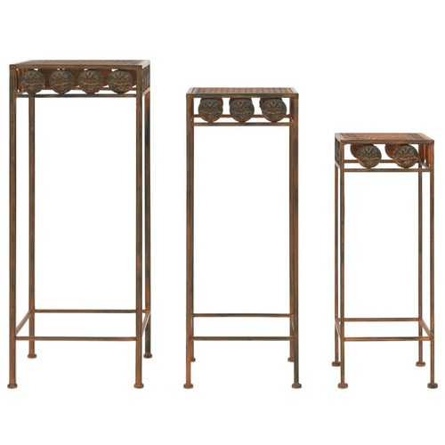 Antique metal plant stands - stands, 3
