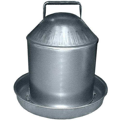 Galvanised metal chicken - galvanised, /
