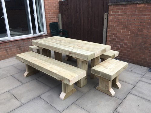 Rustic sleepers solid - sleepers,