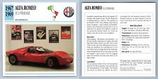 Alfa Romeo 33/2 Stradale - 1967-69 Performance Classic Cars Collectors Club Card