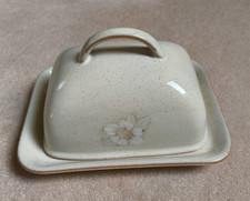 Vintage Domed Lid Denby Daybreak Butter Dish Minute Chip