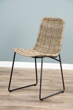 Urban Fusion Natural Wicker Indoor Dining Chair