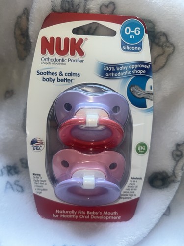 Nuk pacifiers months pink - months,