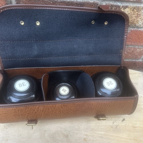 Pair antique bowling bowls - bowling,