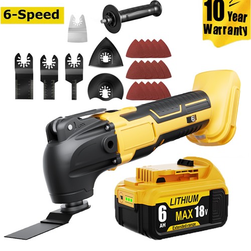 Speeds cordless oscillating - 6-speeds,