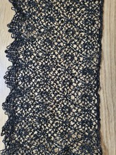 Victorian Black Lace Cuffs And
