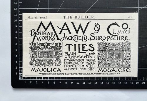 Maw tiles jackfield - &,