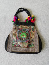 Oversized Bohemian Bag Colourful Embroidered Boohoo Travel Indie Festival Hippie
