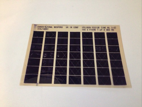 Mod microfiche bedford - uk,