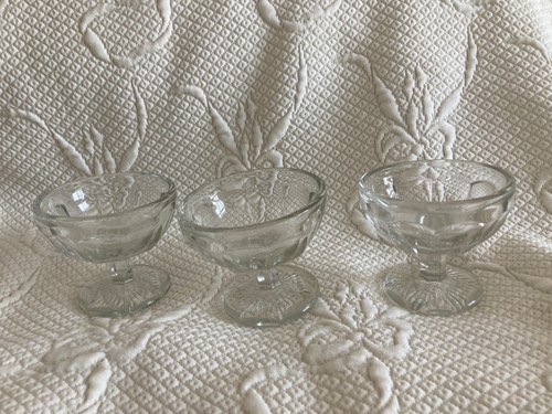Vintage jacobean glass footed - jacobean,