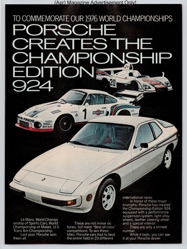 Porsche 924 championship - porsche,