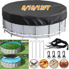 12ft round pool cover - 8/10/12ft,