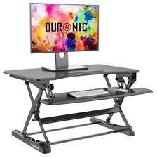 Standing Desk Converter DM05D23 Adjustable Sit Stand Desks Workstation Wood Heig