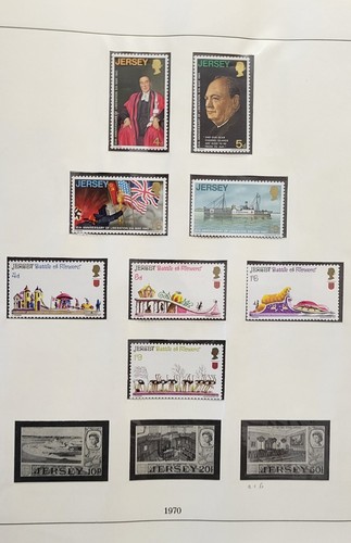 Jersey stamps 1969 linder - stamps, 1969-86