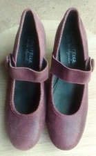 SABOTEUR SIZE 7 PURPLE SNAKESKIN PATTERN LEATHER COURT SHOES G2/2210162546A