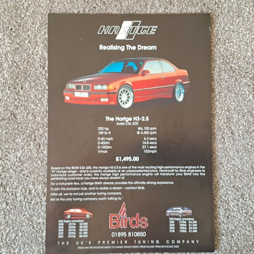 Birds hartge bmw e36 - birds,