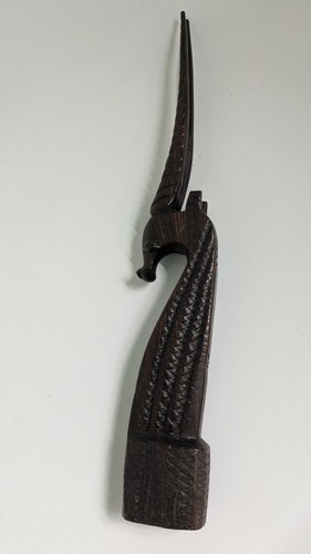 Dark wood carved african - dark,