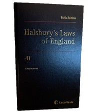 Halsbury,s Law Of England
