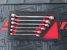 Snap on flare nut spanner set foam tray 9-21mm fuel brake line flank drive 6pc