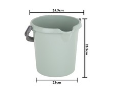 5L Strong Small Plastic Bucket With Handle pouring spout capacity marker Inside