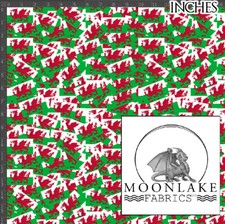 Welsh Flags, Tossed Pattern