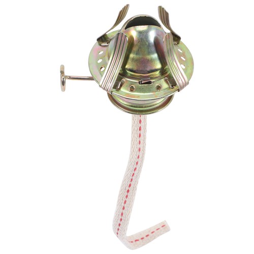 Oil lamp burner with - burner,