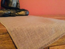 NATURAL Rustic Burlap Jute
