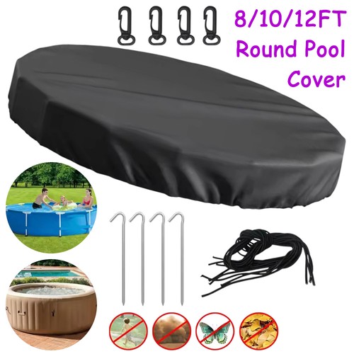 12ft round pool cover - 8/10/12ft,