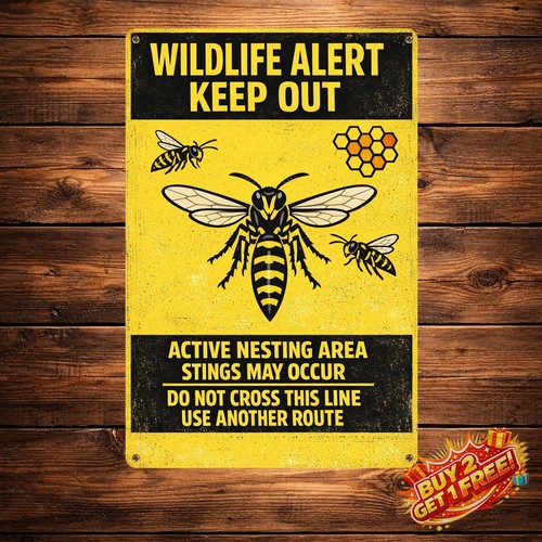 Caution honeybees sting - honeybees,