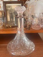 Vintage Cut Glass Decanter