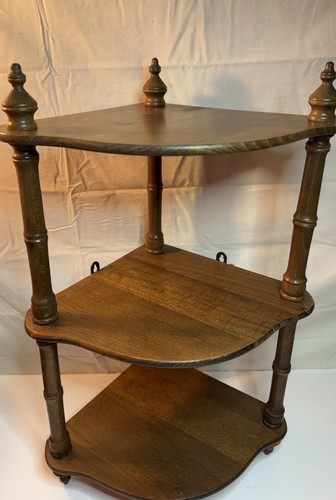 Vintage tier oak corner - 3,