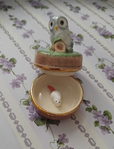 Vintage orchid fine porcelain - vintage,