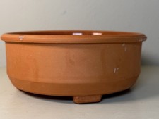 Bonsai Pot Round Terracotta Handmade ( Used)