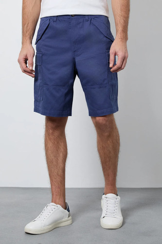 Maine mid blue shorts - maine,