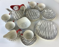 MIDWINTER POTTERIES 21 PEICE ZAMBESI COFFEE SET 