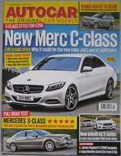 Autocar magazine 16 October 2013 featuring Mercedes road test, Radical, BMW