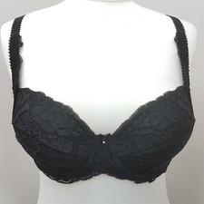 EX M&S 2756  All- Over  Lace Underwired Slightly Padded  Bra (S4)