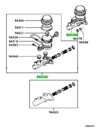 Cylinder assy brake master - cylinder,