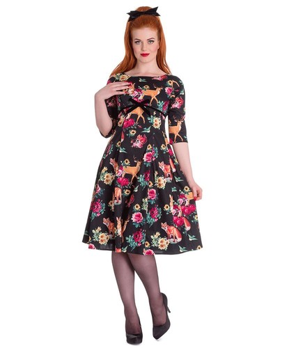 Retro 50s style woodland - retro,