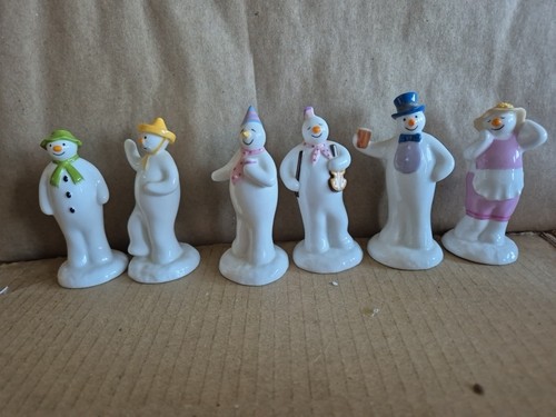Coalport miniature snowman - ~miniature,