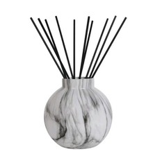 Large Noir Marble Glass Reed