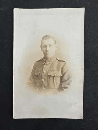 Postcard military solider - military,