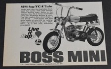 1970 Print Ad Boss Mini