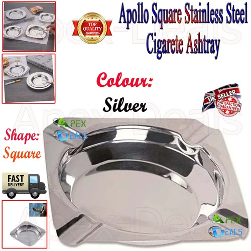 Square cigarette ashtray metal - ashtray,