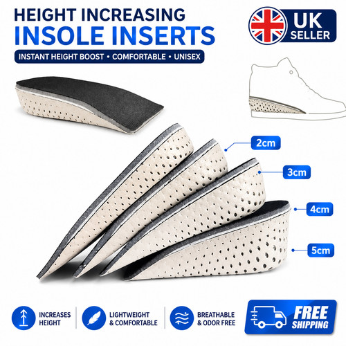 Height increase insoles - height,